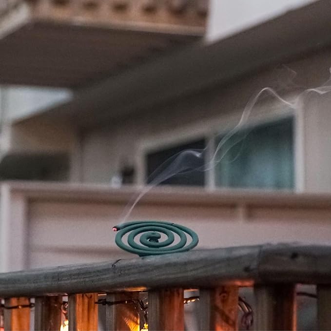 PIC Mosquito Repelling Coils, Outdoor Mosquito Repellent, 5 to 7 Hours Protection, 10-Feet Area Coverage, Suitable for Patio, Porch, Backyard & Outdoor Use, 40 Coils (4 Packs of 10)