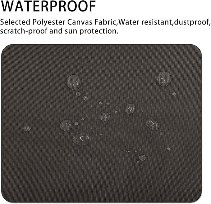 Canvas Repair Patch 9×11 Inch 3Pcs Waterproof Self-Adhesive Fabric Repair Patch for Tents,Boat Cover,Pop Up Canopy,Patio,Bags,Car Seats,Sofas,Furniture Cover(Coffee)