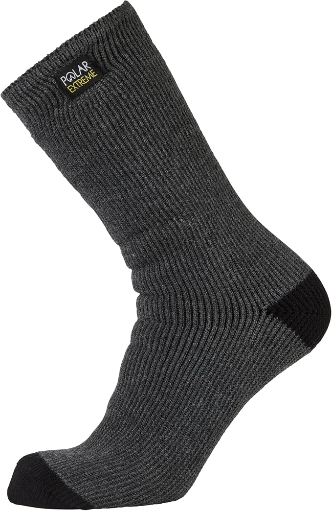 Thermal Hiking Socks – Cushioned, Insulated, Warm para Boots, Men & Women, One Size Fits Most 6-12, 2-Pack