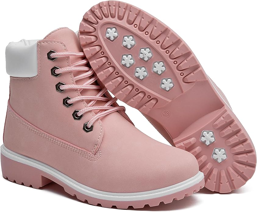 Women's Work Boots Hiking - Waterproof Outdoor Construction Motorcycle Combat