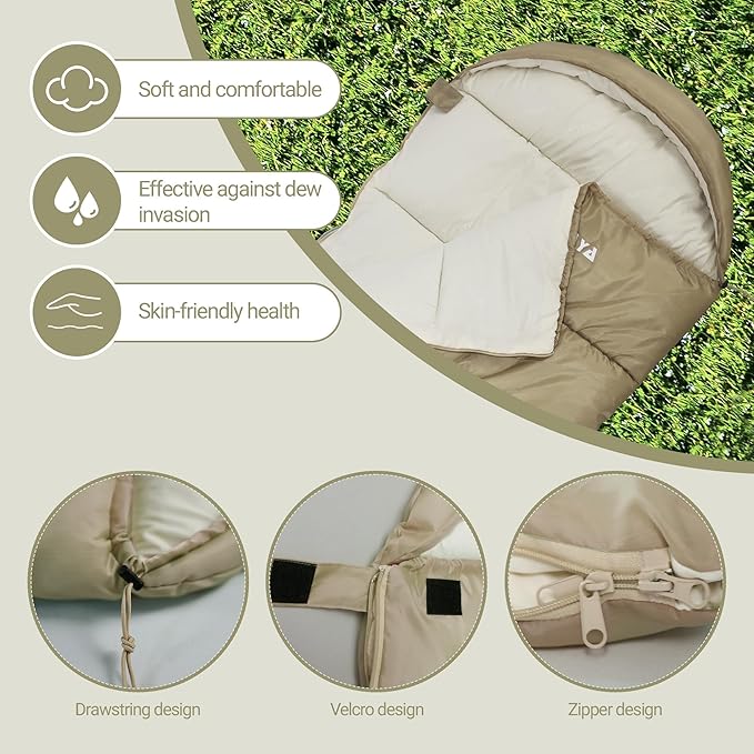 Backpacking Sleeping Bags for Adults, Unzip to Blanket, Waterproof, Lightweight, Camping, Portable Sleeping Bags Outdoor Travel Hiking