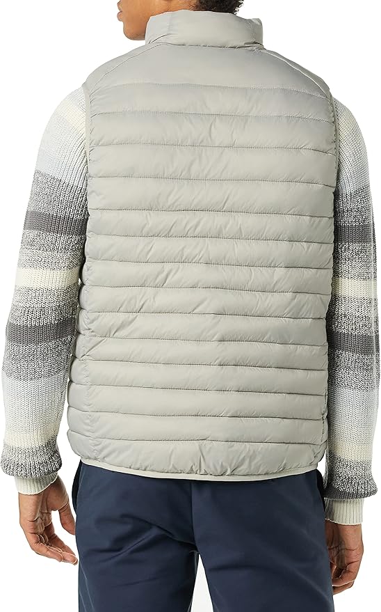 Amazon Essentials Mens Lightweight Water-Resistant Packable Puffer Vest
