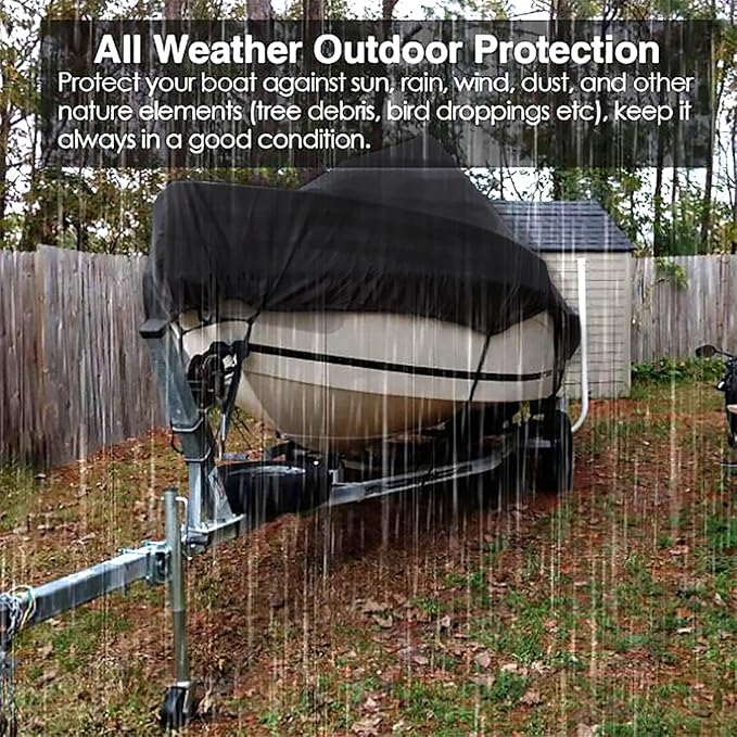 TEZONG Tarps Heavy Duty Waterproof 8x12ft,Black Plastic Tarps Large Multipurpose Outdoor Tarp Cover Thick Poly Tarpaulin 16MIL for Emergency Rain or Sun, Roof, Patio Furniture, Firewood, Canopy