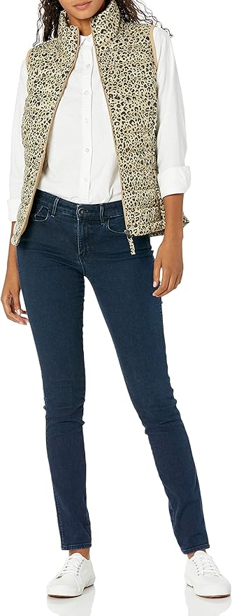 Amazon Essentials Women's Lightweight Water-Resistant Packable Puffer Vest