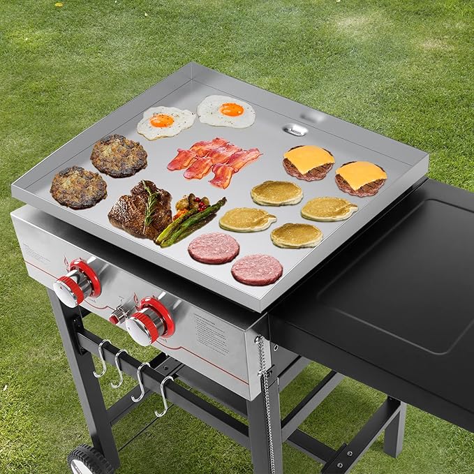 Stanbroil Flat Top Griddle Stainless Steel Griddle Replacement Top for Royal Gourmet Regal GB2000 2-Burner Gas Grill