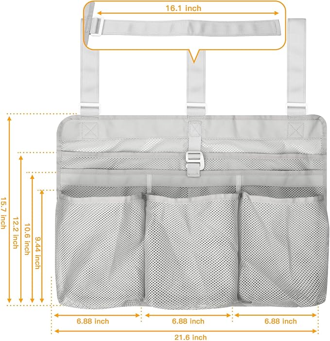 Xxerciz Camping Dish Drying Bag Collapsible Dish Drying Rack, Portable Mesh Dinnerware Drainer Organizer for RV Campers Travel Trailers Space Saving Camping Kitchen Storage Rack (Gray)
