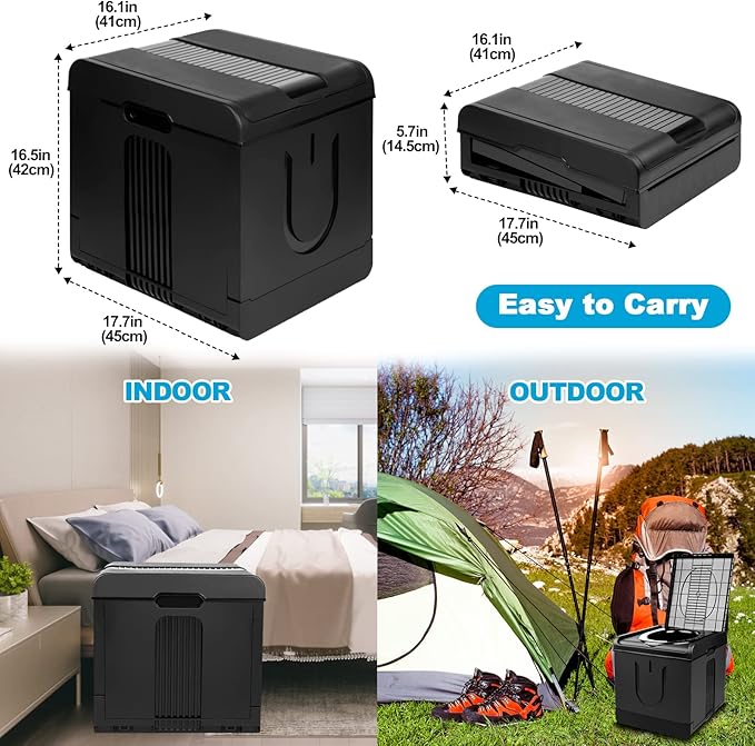 Portable Toilet Camping Toilets for Car Indoor Outdoor Commode Foldable Travel Potty for Camping,Tent,Hiking,Boating,Long Road Trips,Traffic jam,Home