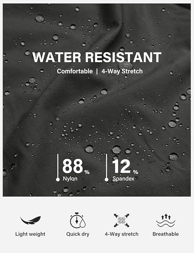 MoFiz Women's Hiking Pants Lightweight Outdoor Quick Dry Travel Joggers Water Resistant Athletic Pants Zipper Pockets