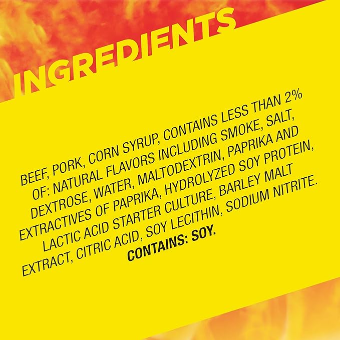 Slim Jim Monster Shortboi Smoked Meat Sticks, Deli Style Original Flavor, 7g Protein Per Stick, Snack Size, Lunchbox Snack, 0.9 oz. (24 Count)
