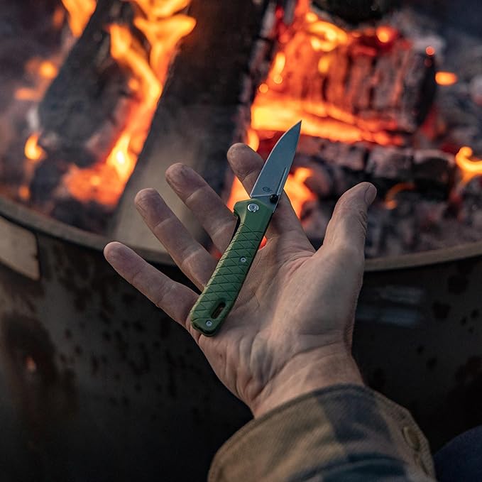 Gerber Gear Zilch Pocket Knife with 3.1" Plain Edge Blade, Folding Knife with Clip, Lightweight, EDC Gear and Equipment, Baltic Haze