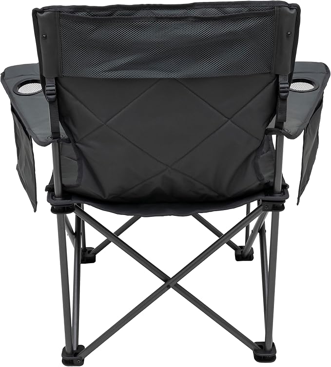 ALPS Mountaineering King Kong Camping Chairs for Adults with Mesh Cup Holders and Pockets, Built Durable and Reliable with Compact Foldable Steel Frame