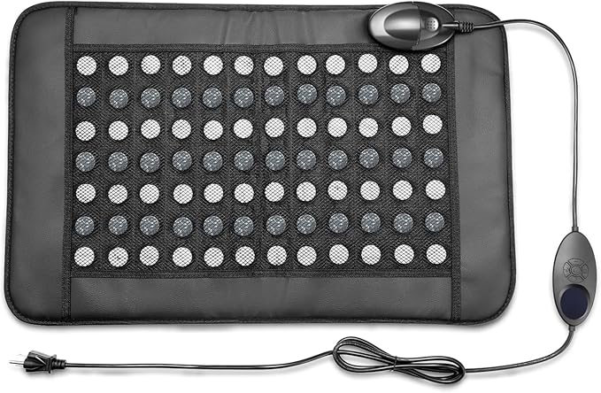 Infrared Heating Pad -EMF Free-Timed Auto Shutdown-Jade Stones 2025