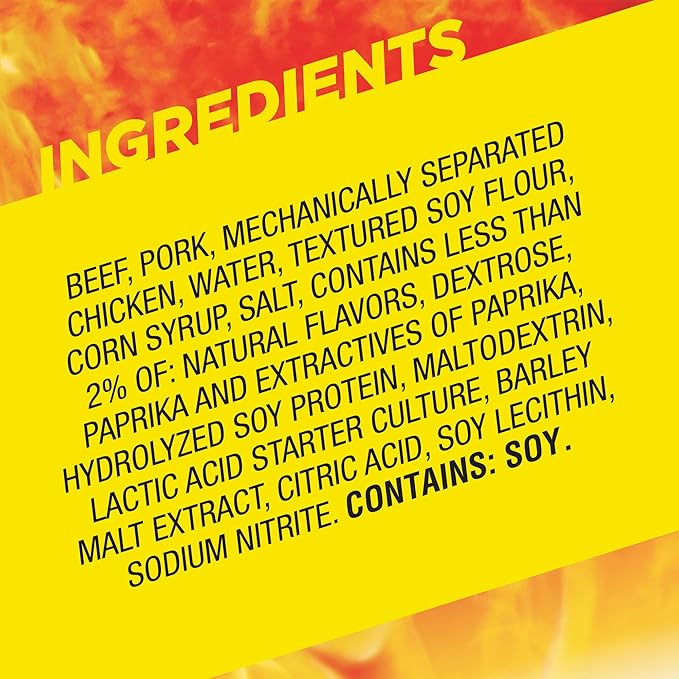 Slim Jim Monster Smoked Meat Sticks, Original Flavor, High Protein, 1.94 oz. (18 Count)