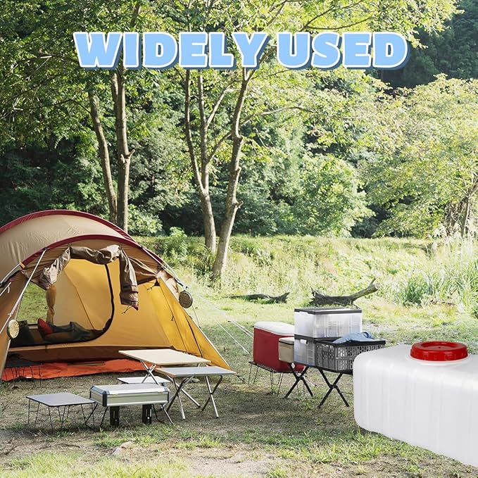 13.2 Gallon Potable Water Storage Containers Long Term,Water Tank with Spout Kit,Portable Water Storage Barrel for Outdoor Camping,Picnicking, RV and Household Water Use