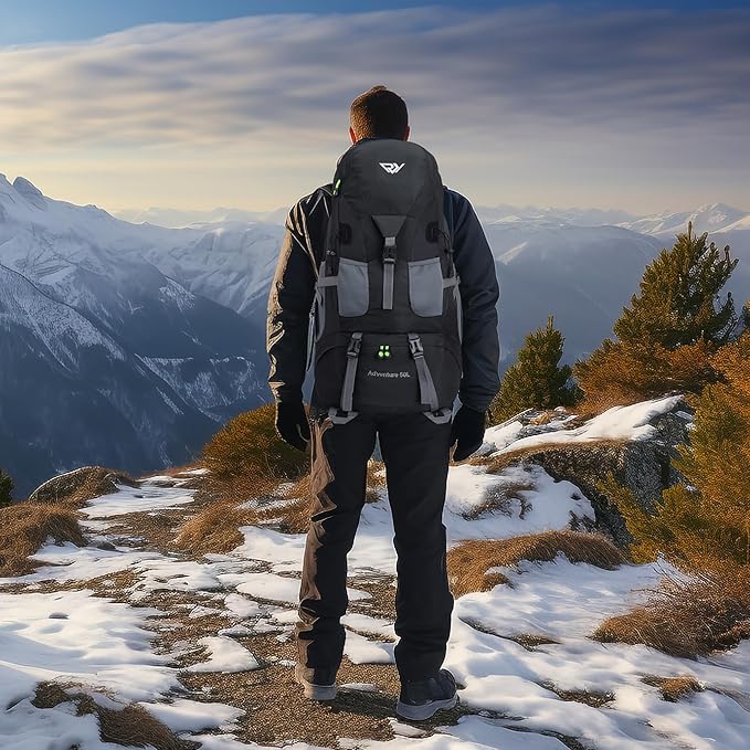 Hiking Backpack, 50l Camping Lightweight Bag for Outdoor