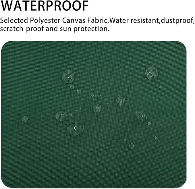Canvas Repair Patch 9×11 Inch 3Pcs Waterproof Self-Adhesive Fabric Repair Patch for Tents,Boat Cover,Pop Up Canopy,Patio,Bags,Car Seats,Sofas,Furniture Cover(Dark Green)