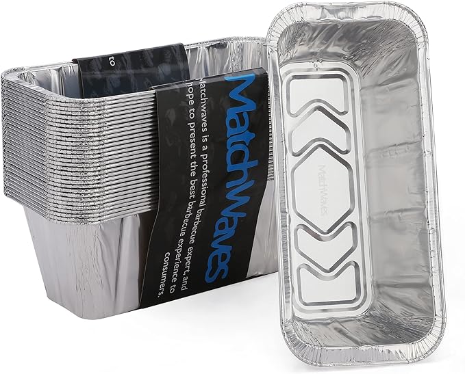 30 Pack Blackstone Grease Cup Liners, Grease Catcher Liner, Aluminum Foil Drip Pan for 28 and 36 inch Blackstone Griddle