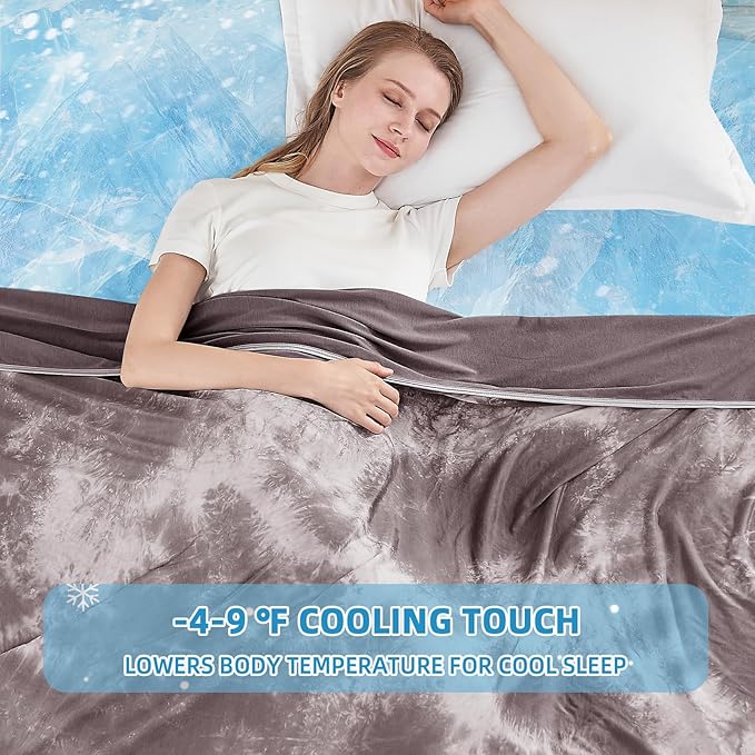 inhand Cooling Blanket King Size (90"x108"), Cooling Blankets for Hot Sleepers, Absorbs Heat to Keep Adults Cool for Summer Nights Sweats, Thin Cold Lightweight Blanket for Couch Bed, All Season Use