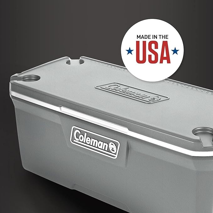 Coleman Classic Series Insulated Portable Cooler, Leak-Resistant Outdoor Hard Cooler Keeps Ice up to 5 Days, 52/70/120/150 Quart