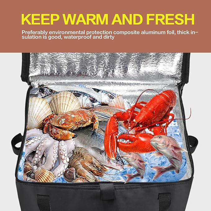 Cooler Bag Wheeled,Large Insulated Rolling Cooler Collapsible Leakproof Portable Hard Framed Ice Packs for Camping Picnic Beach Travel