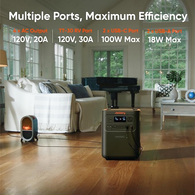 Jackery Battery Pack 3600 Extra Battery, 3584kWh LiFePO4 with 10-Year Lifespan, for HomePower 3600 Plus Portable Power Station Series, for Home Use, Emergency, Power Outages