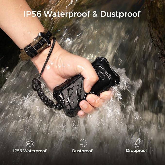 OCOOPA IP56 Waterproof Hand Warmers Rechargeable 10000mAh, Extra Heat Mode,16hrs Heat, Handwarmer with Torchlight, PD & QC Electric Hand Warmer, Winter Outdoor Gifts for Men Hunting Camping Hiking