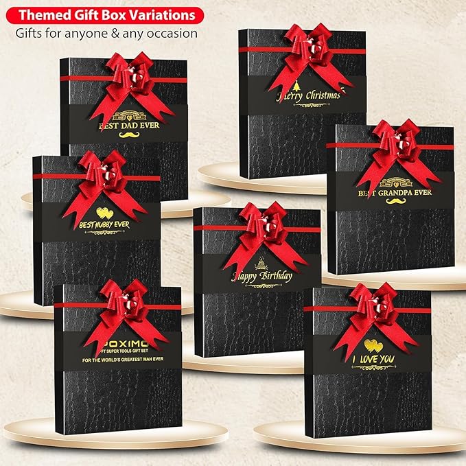 Men Gifts for Hubby from Wife, Multi tools Gift Set "BEST HUBBY EVER" with Multitool Pliers, Pocket Knife, Tactical Pen, Stocking Stuffers EDC Multi-tools(BEST HUBBY EVER)