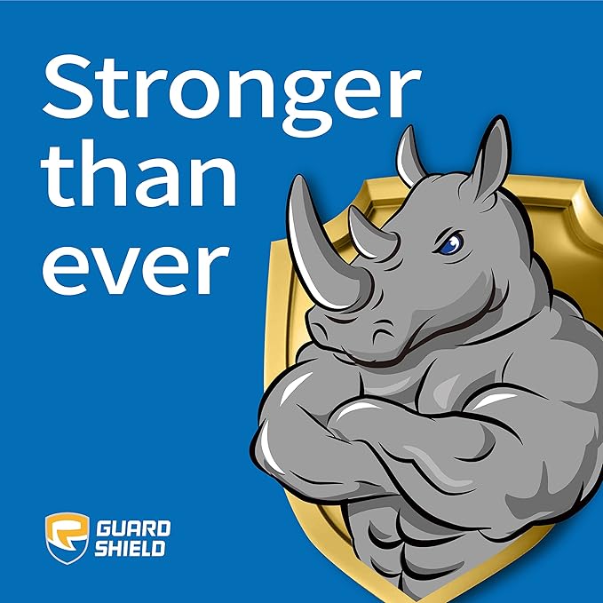 GUARD SHIELD Tarps Heavy Duty Waterproof 6x8 Feet Black Poly Tarp Cover Outdoor Thick UV Resistant Tarpaulin with Grommets 10mil