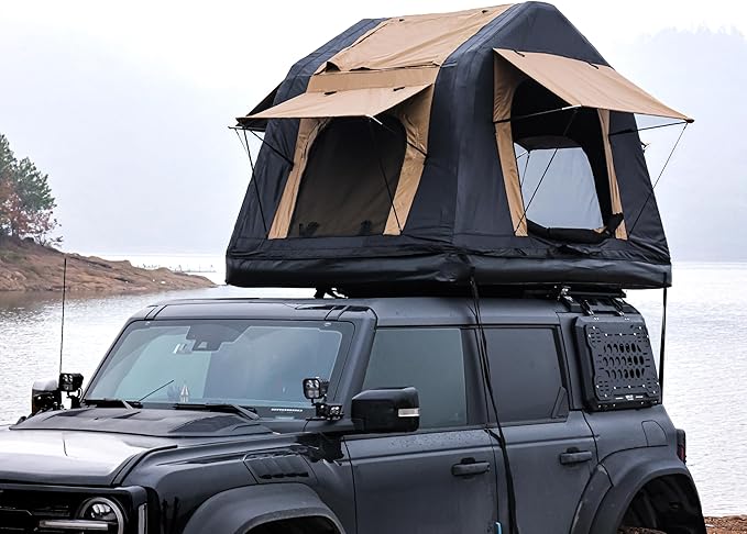 4x4 Offroad Car Roof Top Tent, Outdoor Portable 2-3 People Amphibious Inflatable Floating Tents for SUV,Truck and Universal Auto Self-Driving Touring Camping