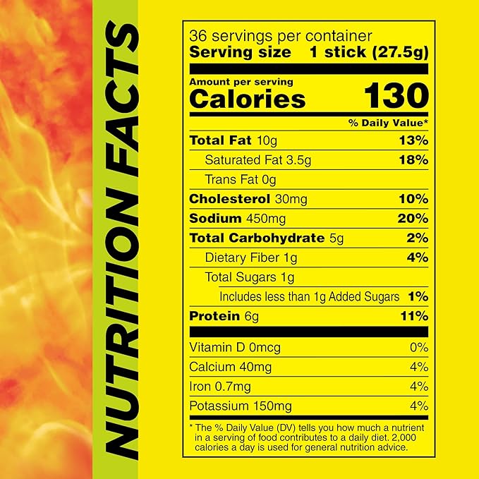 Slim Jim Monster Shortboi Smoked Meat Sticks, Original Flavor, 6g Protein Per Stick, Snack Size, Lunchbox Snack, 0.97 oz. (36 Count)
