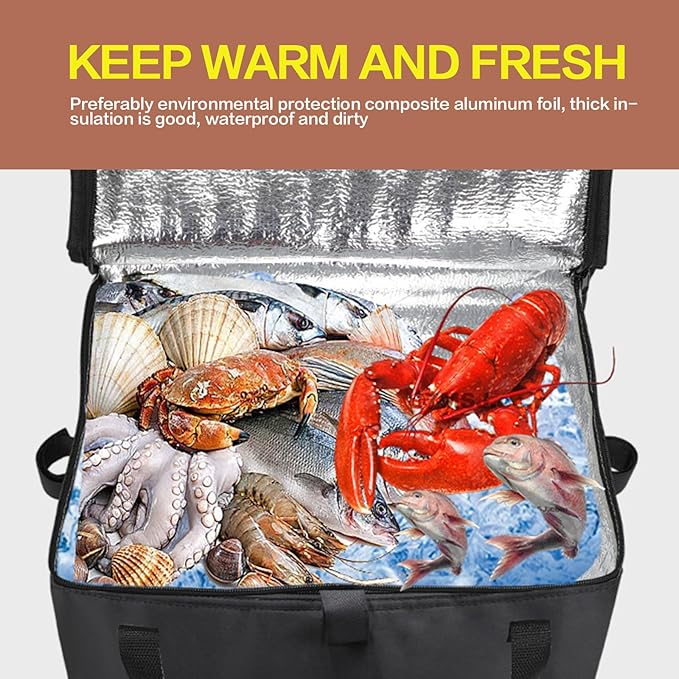 Cooler Bag Wheeled,Large Insulated Rolling Cooler Collapsible Leakproof Portable Hard Framed Ice Packs for Camping Picnic Beach Travel