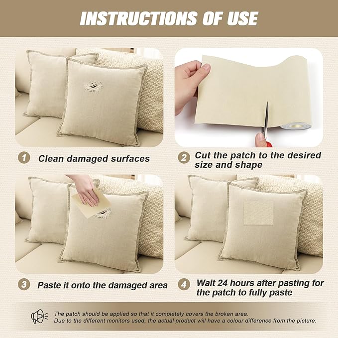 OAZ 16 x 79 inch Canvas Repair Patches Canvas Fabric Patch Self-Adhesive Canvas Repair Tape Waterproof Outdoor Gear Repair Patch Kit for Boat Cover Awning Sofa Chair Couch Tent Bag (Army Green)