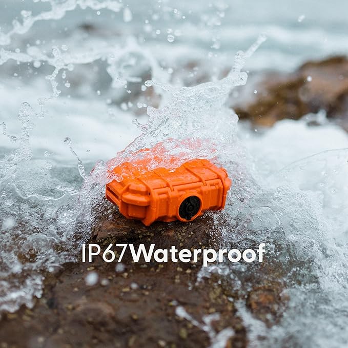 Evergreen ToughBox Tech Organizer – For Camera, Cables, Hard Drives, Compatible with GoPro etc. (Small, PROFoam, Clear)