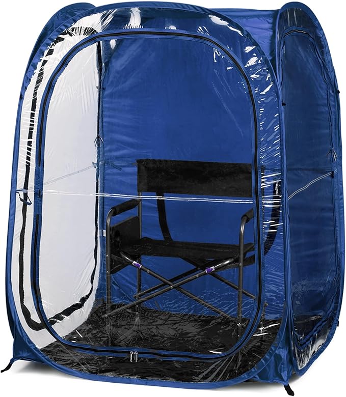 WeatherPod® The Original Shark Tank MyPod™ 1-2 Person Pop-Up Pod - Stay Warm, Dry, and Out of The Sun - Weather Pod for Sports, Rain, or Wind