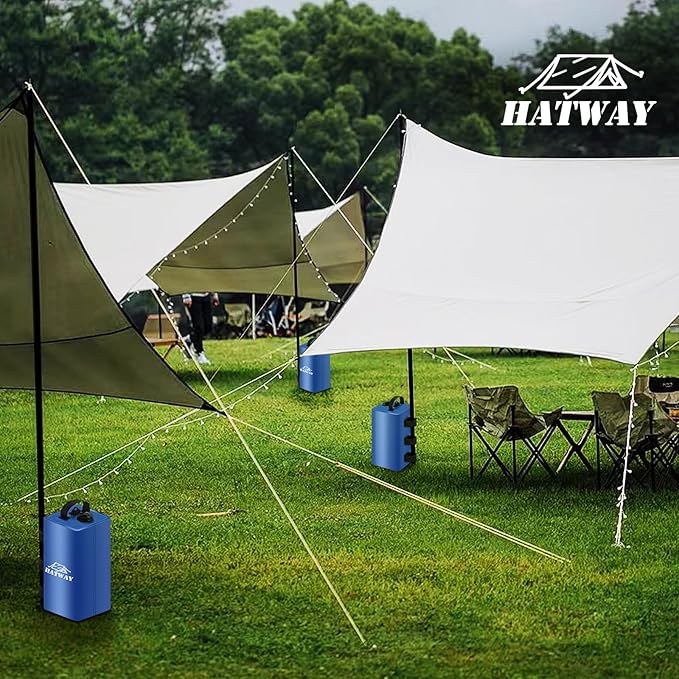Canopy Water Weight Bag,88 LBS Water Tent Weights Set of 4 Leg Weights for Pop Up Canopy,Gazebo,Canopies,Tent-4 * 10L-Blue