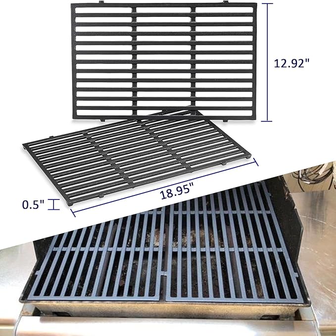 Genesis II Grill Parts for Weber Grill Grates Flavorizer Bars for Weber Genesis II GS4 Cooking Grates Heat Deflector Replacement Parts for Weber Genesis 2 E-310 E-315 S-335 Grill Accessories