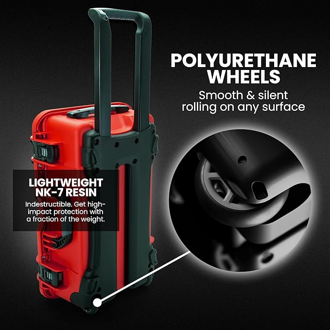 NANUK Wheeled Series 935 Lightweight NK-7 Resin Waterproof Protective Case