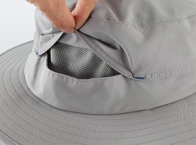 Connectyle Men's Mosquito Net Hat for Fishing Gardening Beekeeping Hiking Boonie Hat Outdoor UPF 50+ UV Sun Protection Hat