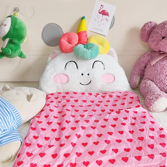 Sleeping Bag for Kids, Preschool Nap Mat, Toddler Sleeping Bag with Pillow for Daycare, Ages 3+, Large Size