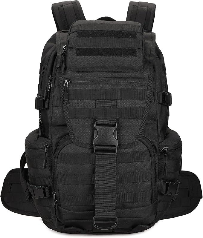50L Military Tactical Backpack Hiking Waterproof Backpack Large Military Pack 3 Day Assault Pack Molle Bag Rucksack