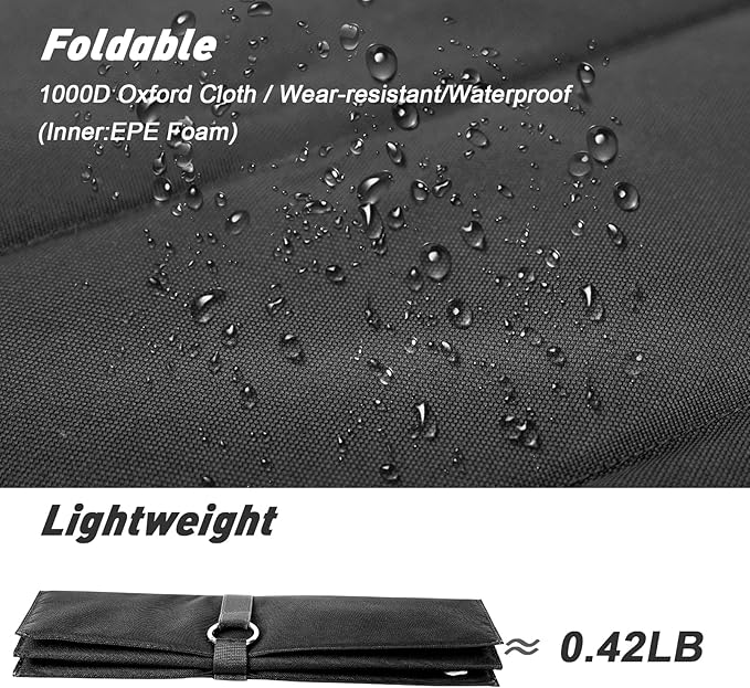 Foldable Hunting Seat Cushion Pad,Lightweight Sitting Pad,Camping Mat for Camping, Hunting, Fishing,Camping,Outdoor Activities,Hunting Accessories