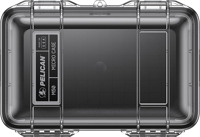 Pelican M50 Micro Case (Black/Clear)