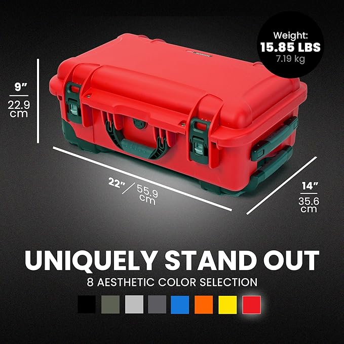 NANUK Wheeled Series 935 Lightweight NK-7 Resin Waterproof Protective Case