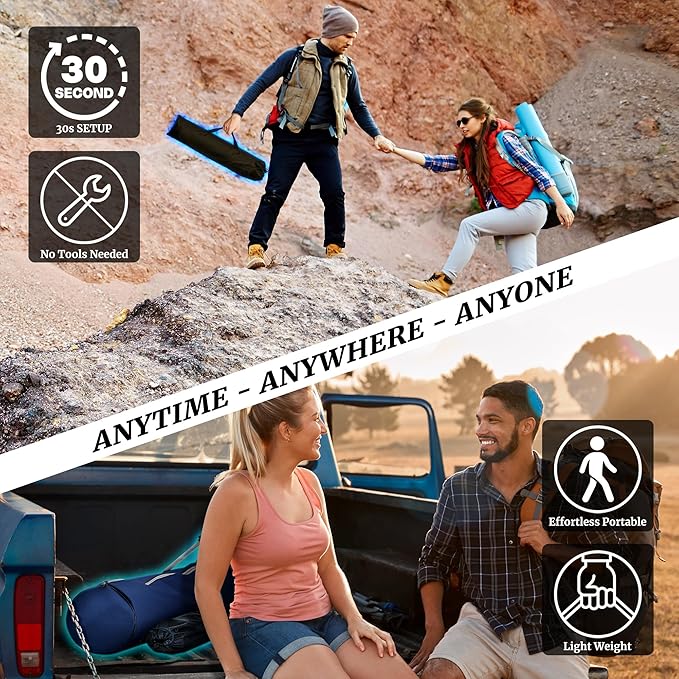 Tranquillo Combo x2 Hammocks with Stand for Outside & Tree Straps, Heavy Duty Hammock with Stand 600lbs for Indoor Outdoor Patio Backyard, x2 Hammocks for 2 Person, Portable Carrying Bags, Gray