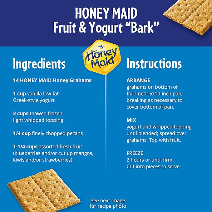 Honey Maid Graham Crackers, Family Size, 6 - 25.6 oz Boxes