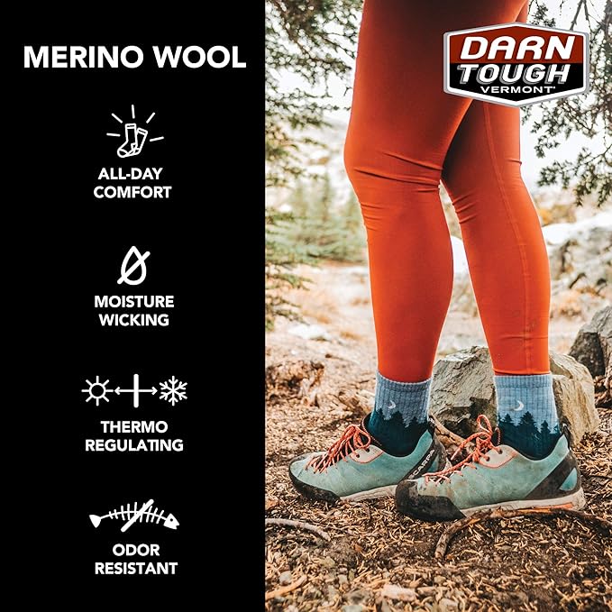 Darn Tough Vermont Women's Treeline Micro Crew Cushion
