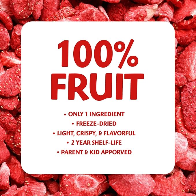 Brothers-ALL-Natural Fruit Crisps, Strawberry, 0.26 Ounce (Pack of 24)