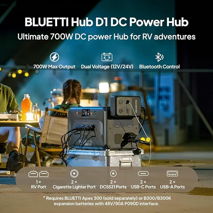 BLUETTI Apex 300 Solar Generator (2025 New) with 3 200W Solar Panels, 2764.8Wh LFP Battery Backup with 6 3840W AC Outlets (7680W Surge), 120V/240V Dual Voltage, Ideal for Camping and Off-Grid Living