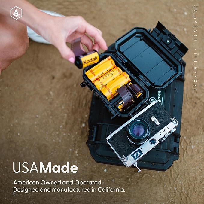 Evergreen 52 Waterproof Dry Box Protective Case - Travel Safe/Mil Spec/USA Made - for Cameras, Camping, Fishing, Hiking, Traveling, Water Sports, Knives, Survival (Blue)