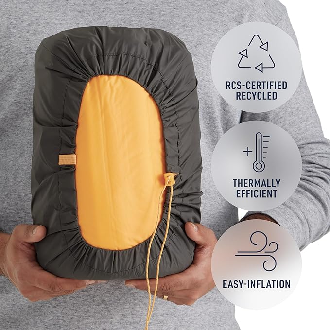 Sea to Summit Pursuit Plus SI Sleeping Mat, Tapered - Large (78 x 25 x 3 inches)